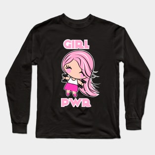 Girl Power, fitness girl, gym girl Long Sleeve T-Shirt